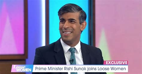 Rishi Sunak Tells Itv Loose Women Stars He Can T Quite Remember When He Learnt About Sex