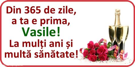 Felicitari De Sfantul Vasile Din 365 De Zile A Ta E Prima Vasile