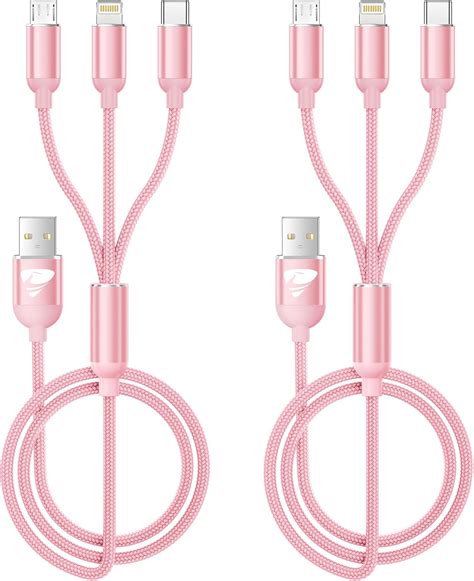 Amazon Aioneus Multi Charging Cable Pack Ft Multi Charger Cable