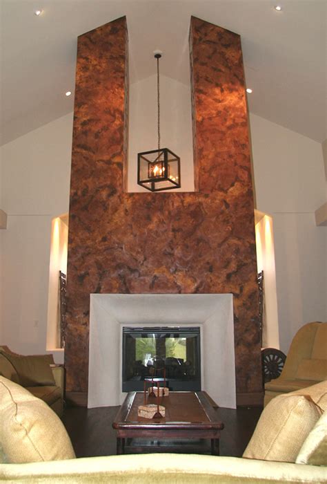 Rustic Venetian Plaster Chimney Modern Nashville By Plaster