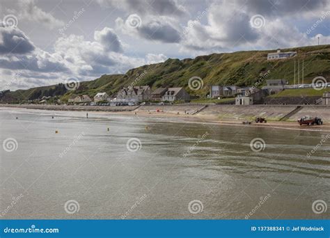 Omaha Beach, Landing Beach for Soldiers at D-Day in Normandy Stock ...