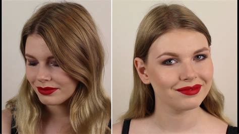 Easy Fall Smokey Eyes With Red Lips Tutorial Youtube