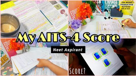 MY PW AITS 4 SCORE MY TEST SCORE 40 DAYS BEFORE NEET EXAM NEET