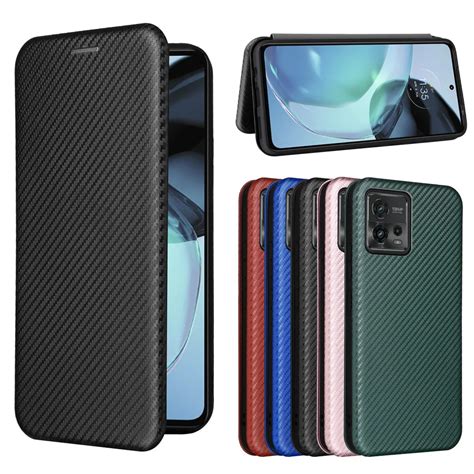 Funda De Fibra De Carbono De Lujo Para Motorola Moto G72 Funda De