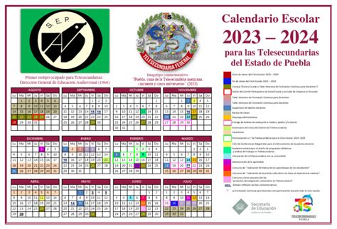 Calendario Para El Ciclo Escolar 2023 2024 Telesecundarias Pdf