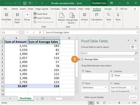 Pivot Table Calculated Field CustomGuide