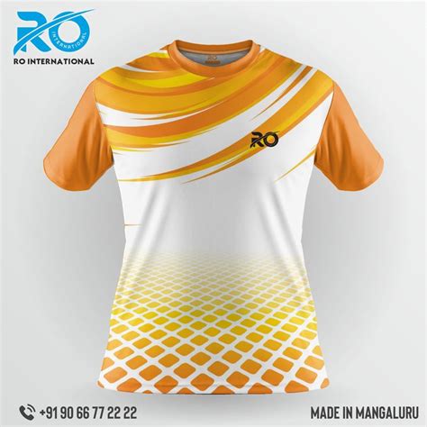 Ro FS Sublimation Jersey Orange White In 2021 Sublime Jersey Sport