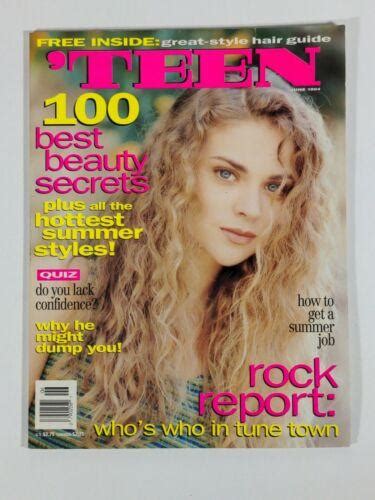 Vintage Teen Magazine June 1994 Jordyn Blum Cover M5 3874956273