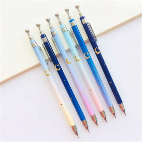 1PC 0.5mm Moon Mechanical Pencil Cute Univers Mechanical Pencils For ...