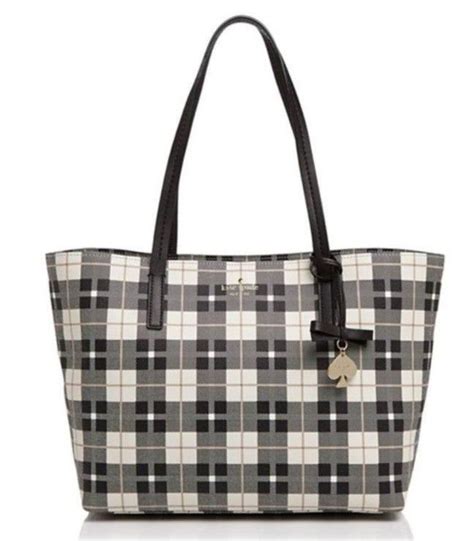 Kate Spade Hawthorne Lane Plaid Ryan Tote Bag This Plaid Tote Bag Is