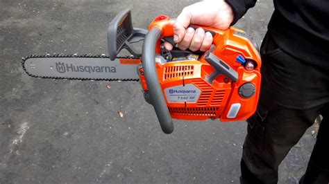 Test New Chainsaw Husqvarna T Xp Youtube