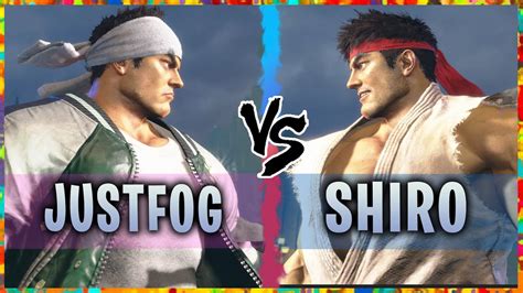 SF6 Ryu JUSTFOG Vs Ryu SHIRO Street Fighter 6 YouTube