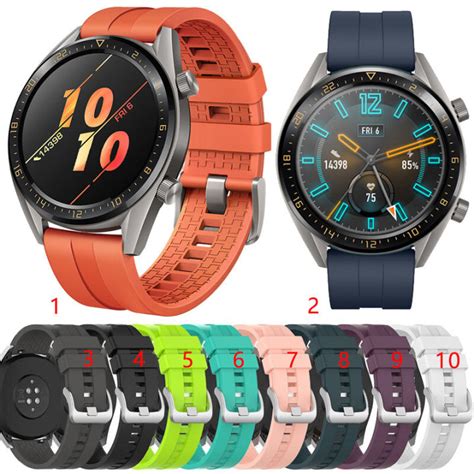 22mm Silicone Bands Strap For Huawei Watch GT 2 46mm GT2 Pro 2e GT3