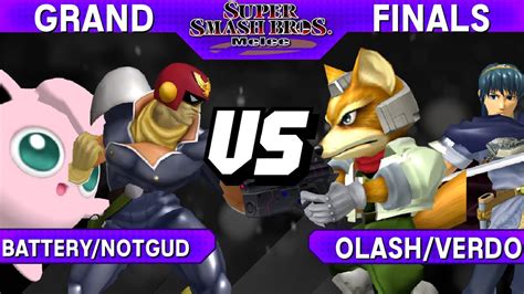 Smash Melee Battery Notgud Falcon Puff Vs Olash Verdo Fox