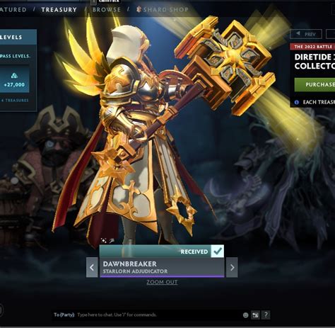 Dota 2 Diretide 2022 Collector S Cache Set For Dawnbreaker Starlorn