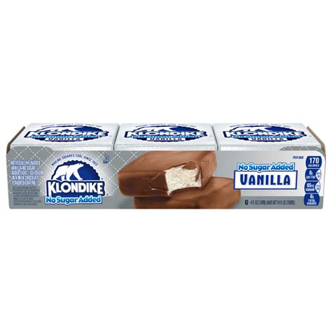 Save On Klondike No Sugar Added Vanilla Ice Cream Bars Ct Order