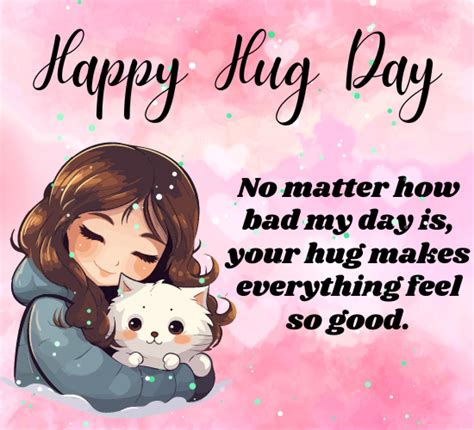 Happy Hug Day E Card Free Friendly Hugs Ecards Greeting Cards 123