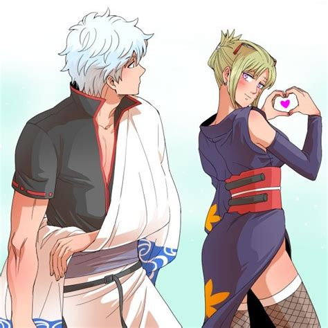 Gintama Gintoki Sakata X Tsukuyo Gintsu Sakata Anime Anime Love