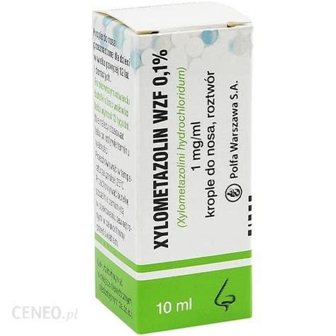 Xylometazolin 0 1 Krople Do Nosa 10 Ml Na Zdrowie