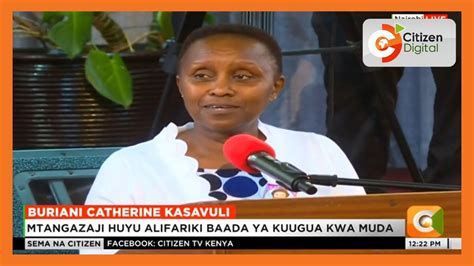 “catherine Kasavuli Was Ever Fresh Ever Loving ” Catherine Nguku Pays