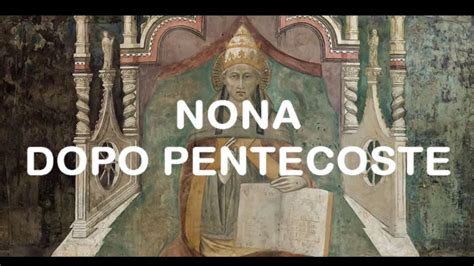 Omelie 2022 Di Don Giorgio NONA DOPO PENTECOSTE YouTube