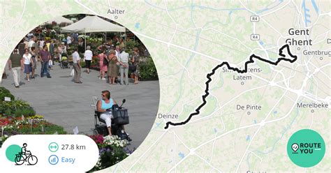 Deinze Gent Recreatieve Fietsroute Routeyou