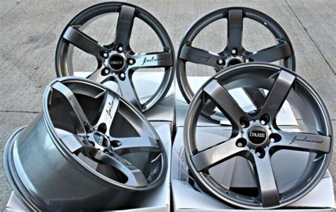 Alloy Wheels 18 CRUIZE Blade GM 5 Spoke Concave Gunmetal 5x120 18 Inch