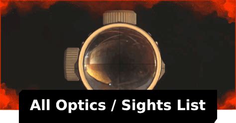 Mw3 All Optics Sights List Ads View And Stats Compared Cod Modern