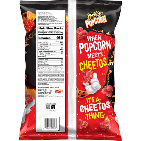Cheetos Flamin Hot Flavored Popcorn 184 2 G Online At Best Price Lulu Kuwait