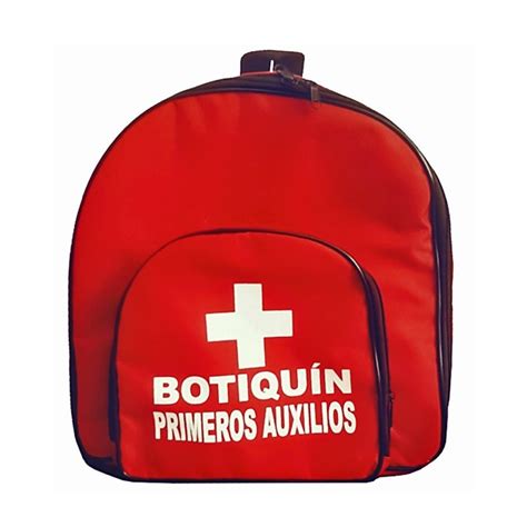 Botiquín tipo morral mediano primeros auxilios con dotación