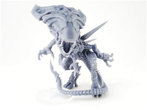 Chibi Xenomorph Queen 3d Printed Miniature - Etsy