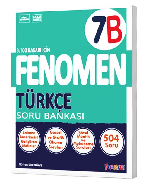 FENOMEN 7 Türkçe B Soru Bankası kurmaydijital net