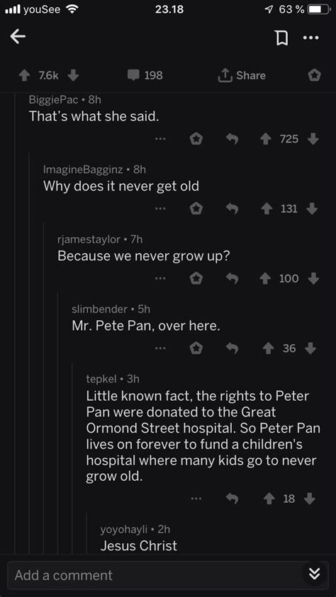 Cursed Peter Pan Rcursedcomments