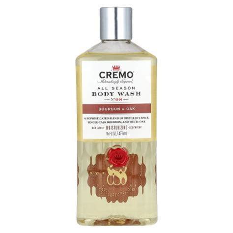 Cremo Body Wash Bourbon And Oak 16 Fl Oz 473 Ml 16 Fl Oz Fred Meyer