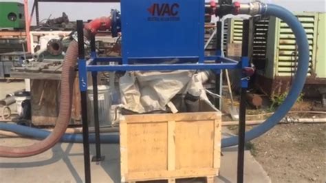 Ivac Industrial Vacuum Pumping Sandblast Sand Or Media Youtube