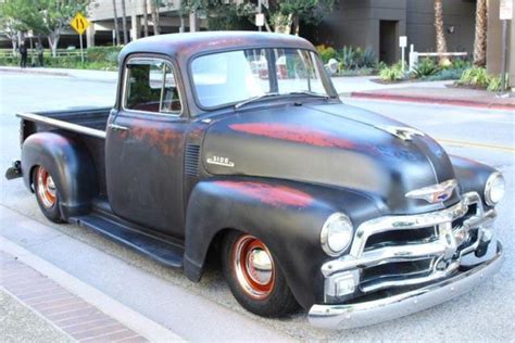 1954 Chevrolet 3100 5 Window Custom Pickup Patina 3000 Miles Black