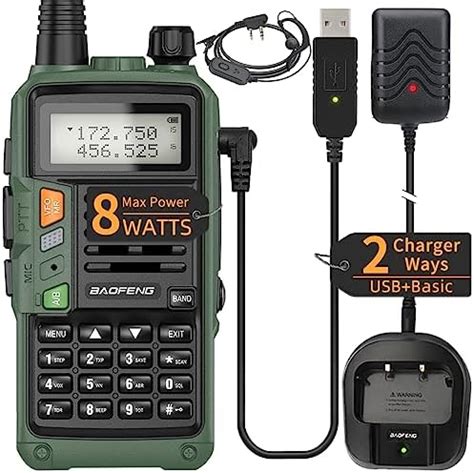 Baofeng Ham Radio UV 5R De 8 W De Largo Alcance De Mano UV S9 Plus De