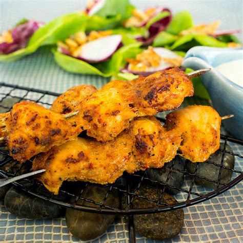 Brochettes De Poulet Tandoori Cuisine Az