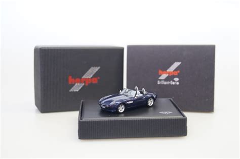 1 87 Herpa Brilliant Serie 101608 BMW Z8 Blau Met Neuw Ovp