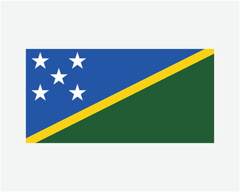 National Flag of Solomon Islands. Solomon Islands Country Flag. Solomon Islands Detailed Banner ...