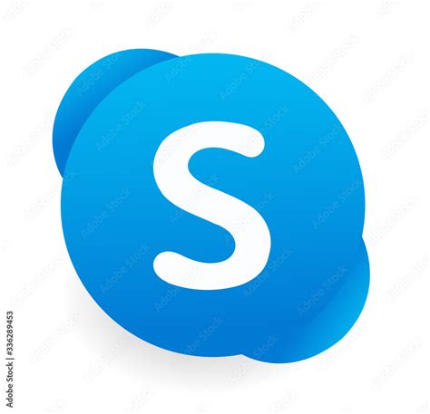 Skype Vector Skype Icon Skype Logo Skype Stock Vektorgrafik Adobe