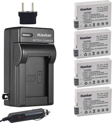 Amazon Kastar Lpe Battery Pack And Charger Kit For Canon Lp