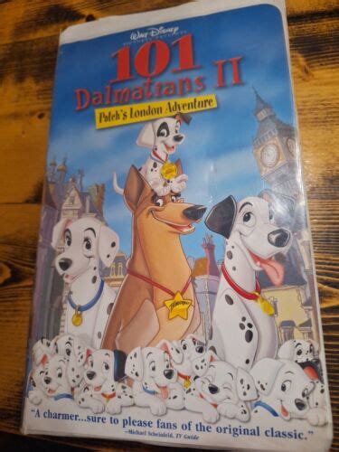 Dalmatians Ii Patch S London Adventure Vhs Disney Clamshell