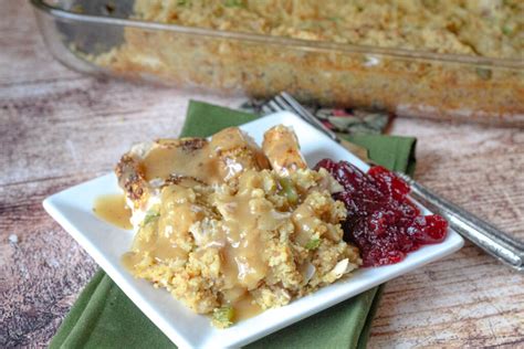 Southern Cornbread Dressing Baked Broiled And Basted