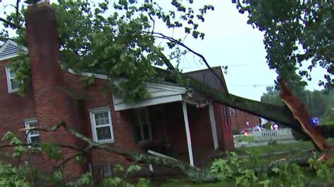 See It Storm And Tornado Damage In Gaithersburg Nbc4 Washington Youtube