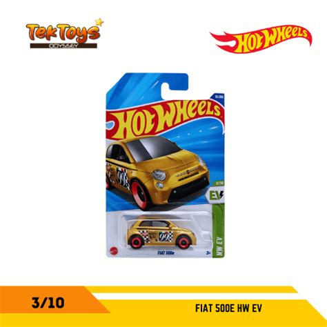 HOT WHEELS FIAT 500E HW EV 3 10 GOLD Shopee Philippines