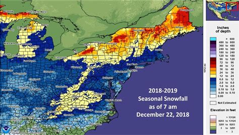 Snowfall Totals in the Northeast Are Way Below Previous Few Years ...