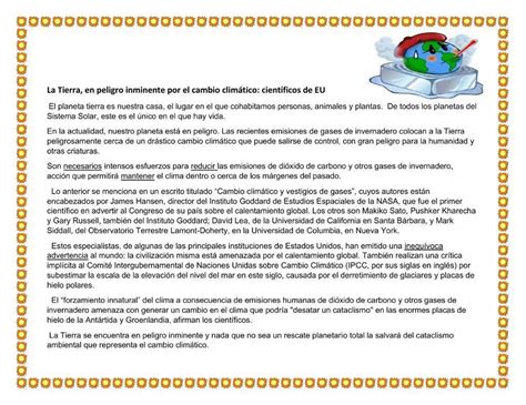 Cambio Climatico 373043 Eah47 Liveworksheets