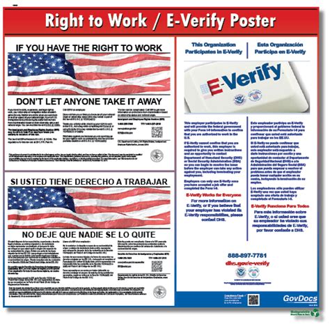 Everify Poster For Employers