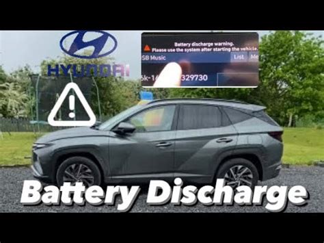 Battery Discharge Warning Hyundai What Is It Battery